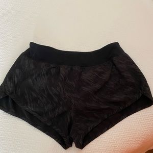 Black workout shorts